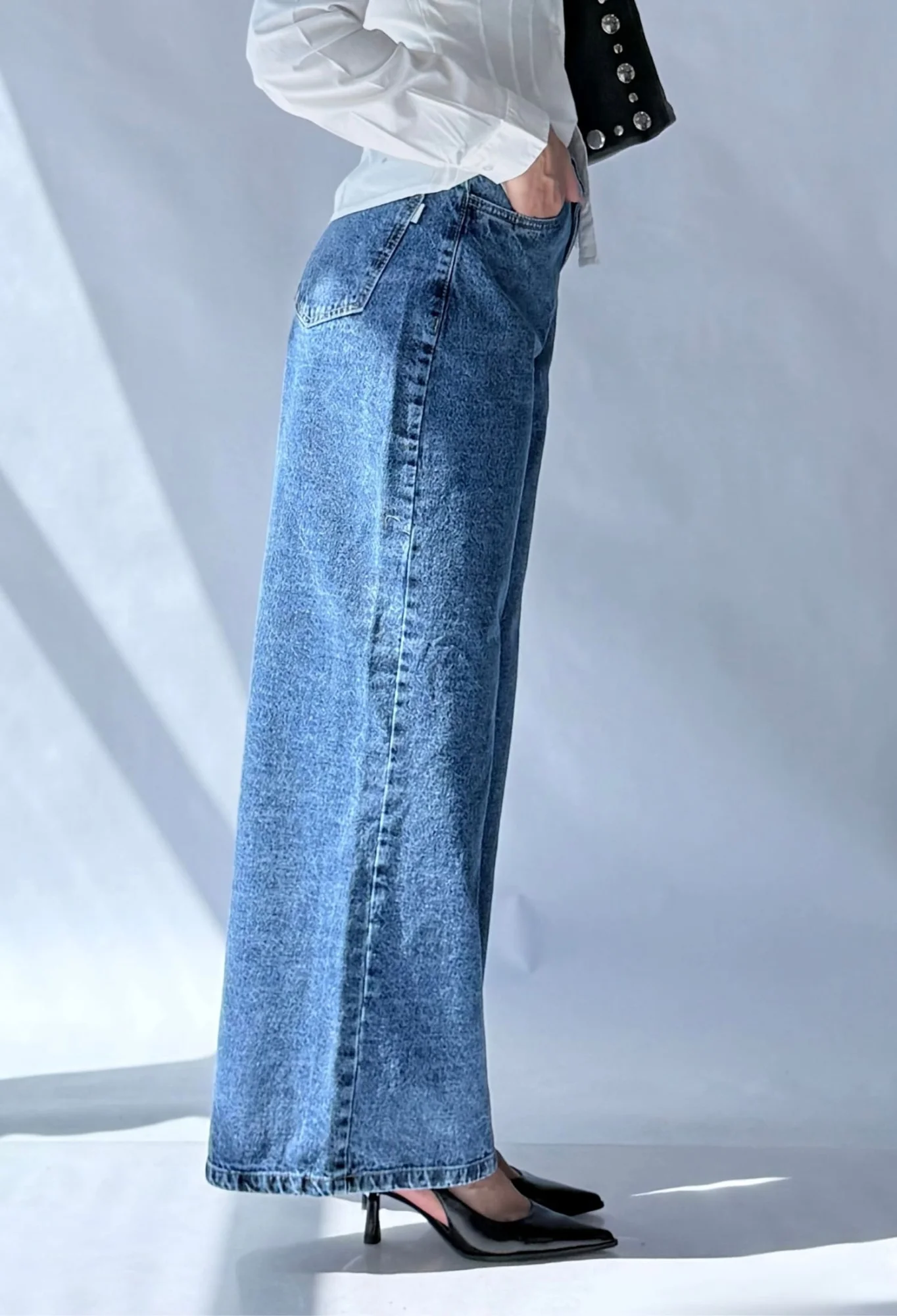 MIL726 - PANTALON RIGIDO BAGGY — vista 3