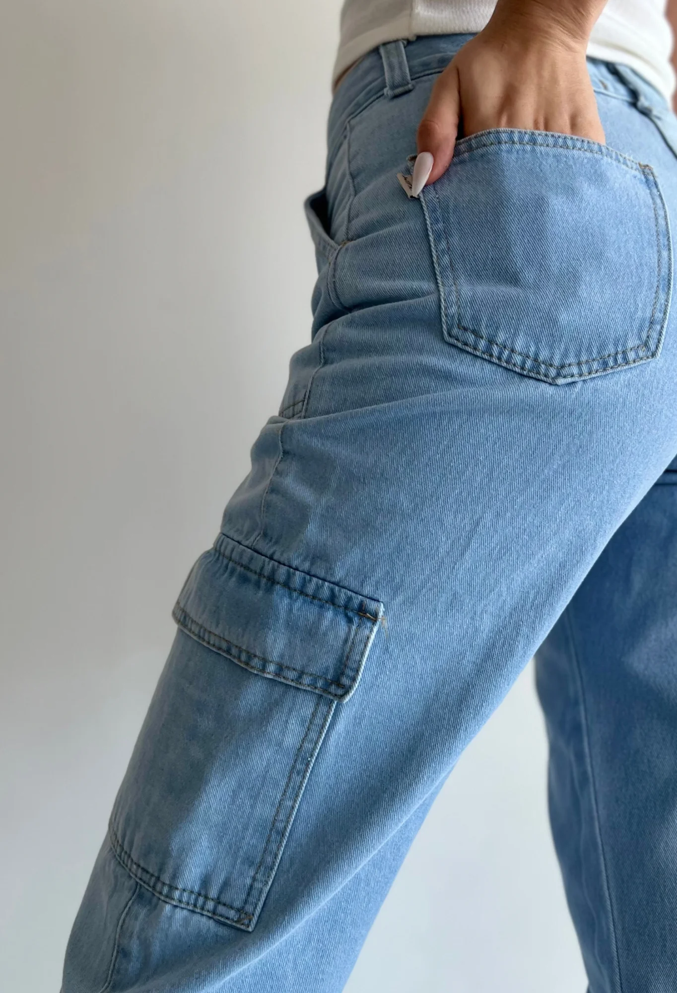 MIL486 - PANTALON RIGIDO CARGO JOGGER — vista 4