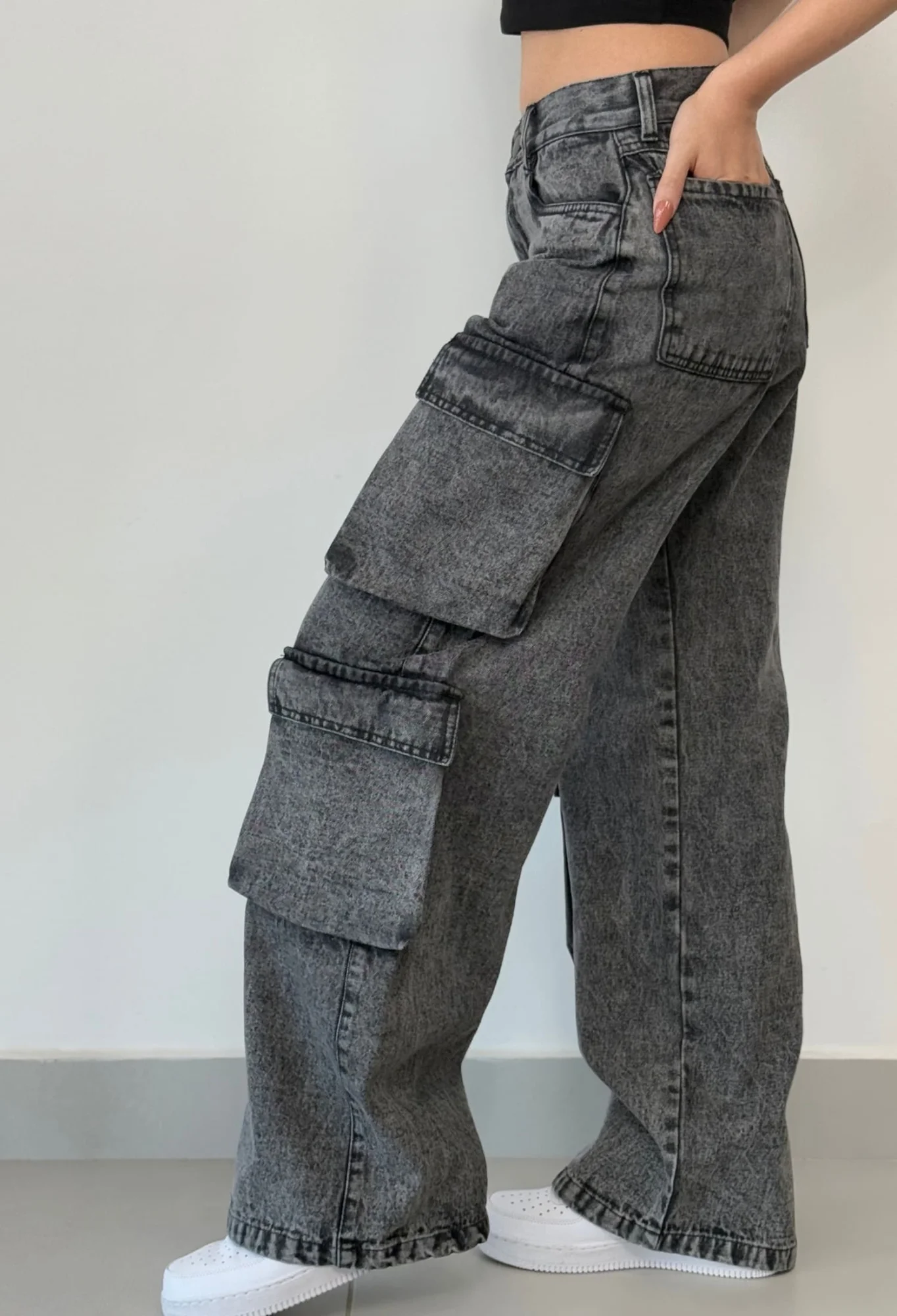 MIL715 - PANTALON RIGIDO CARGO — vista 2