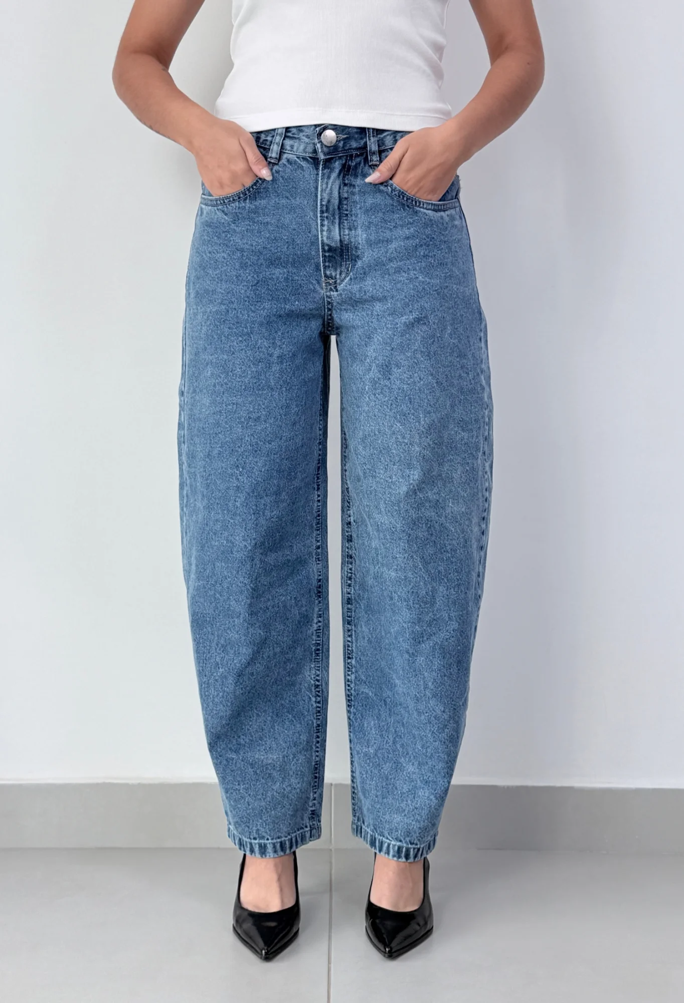 MIL724 - PANTALON RIGIDO BALLOON