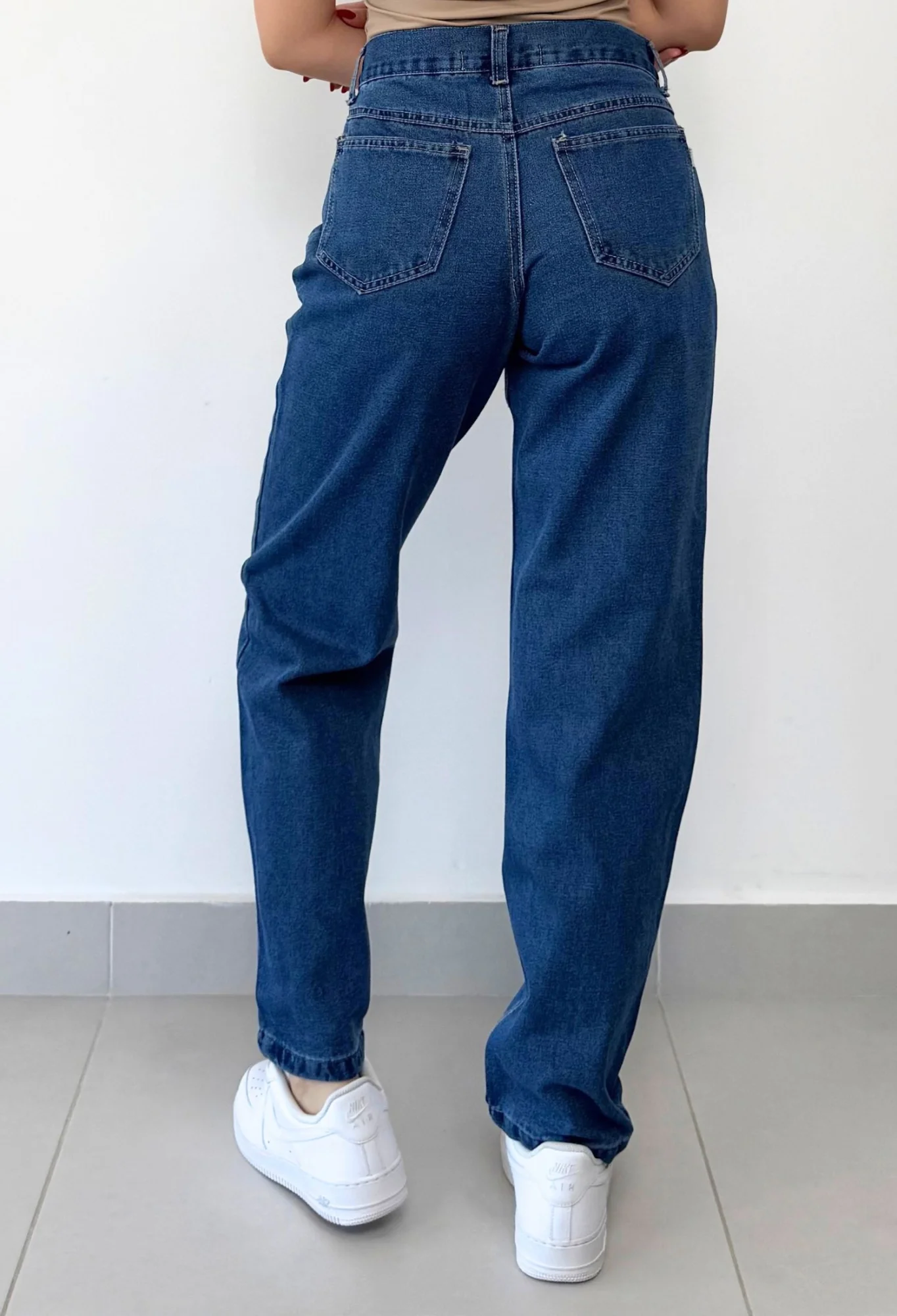 MIL701 - PANTALON RIGIDO MOM LARGO — vista 3