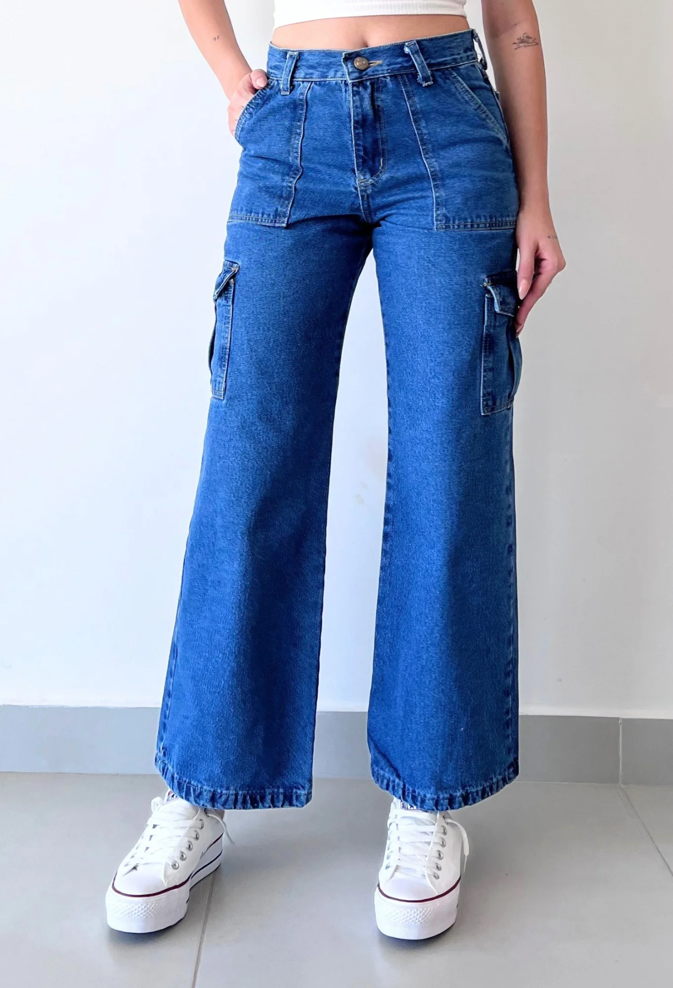 MIL478 - PANTALON RIGIDO CARGO