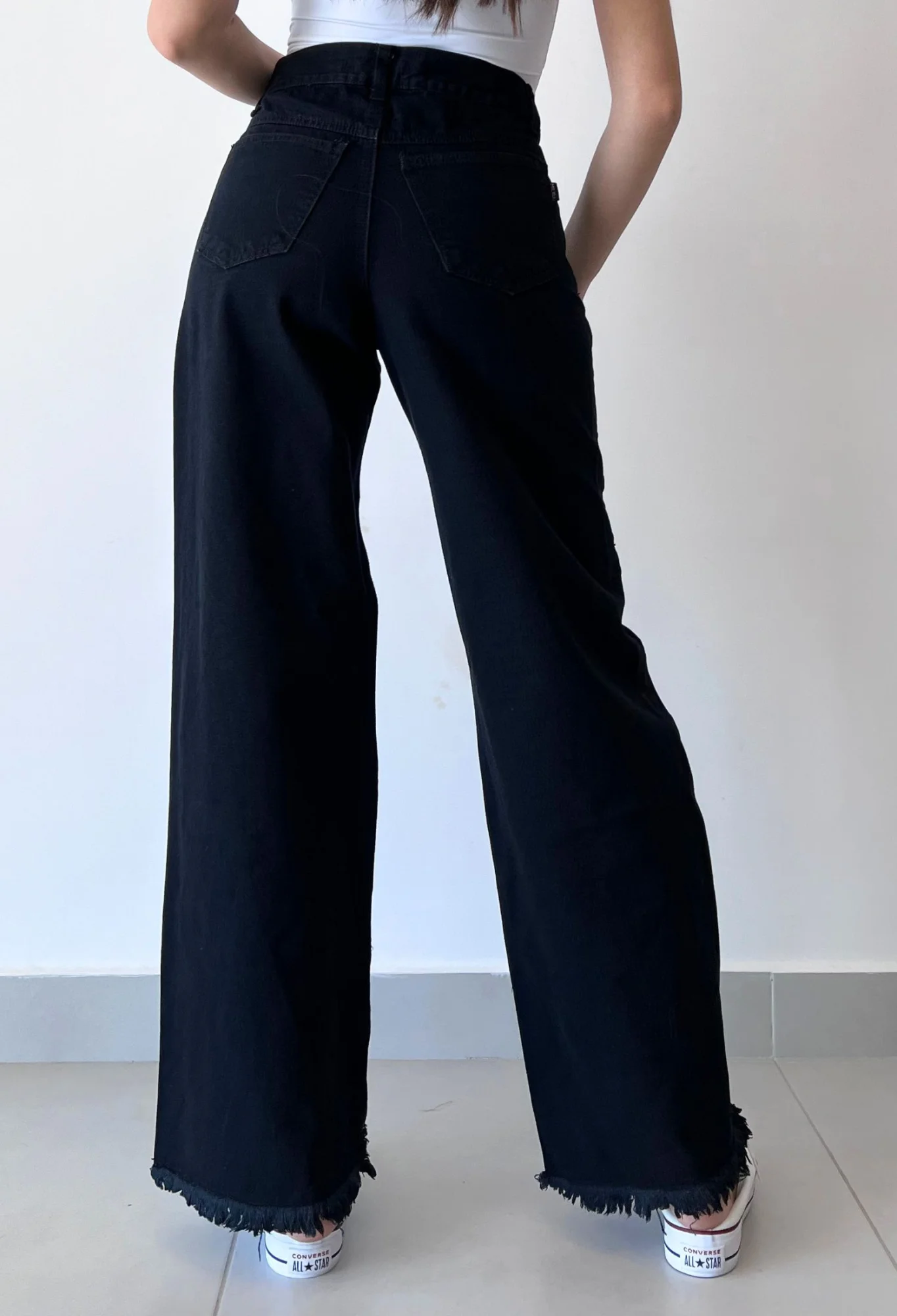 MIL472 - PANTALON RIGIDO WIDE ROTURA — vista 3