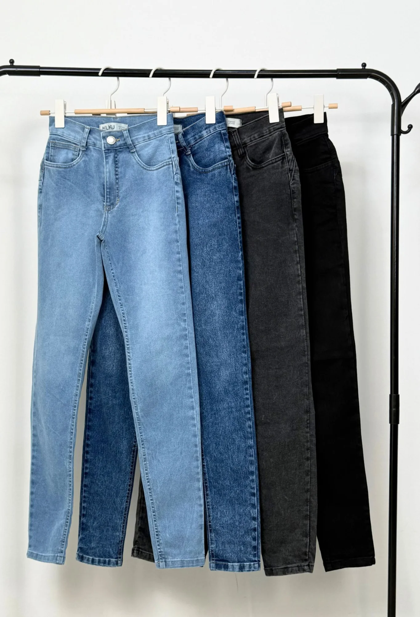 MIL542 - PANTALON SKINNY CORAZON ELASTIZADO — vista 5