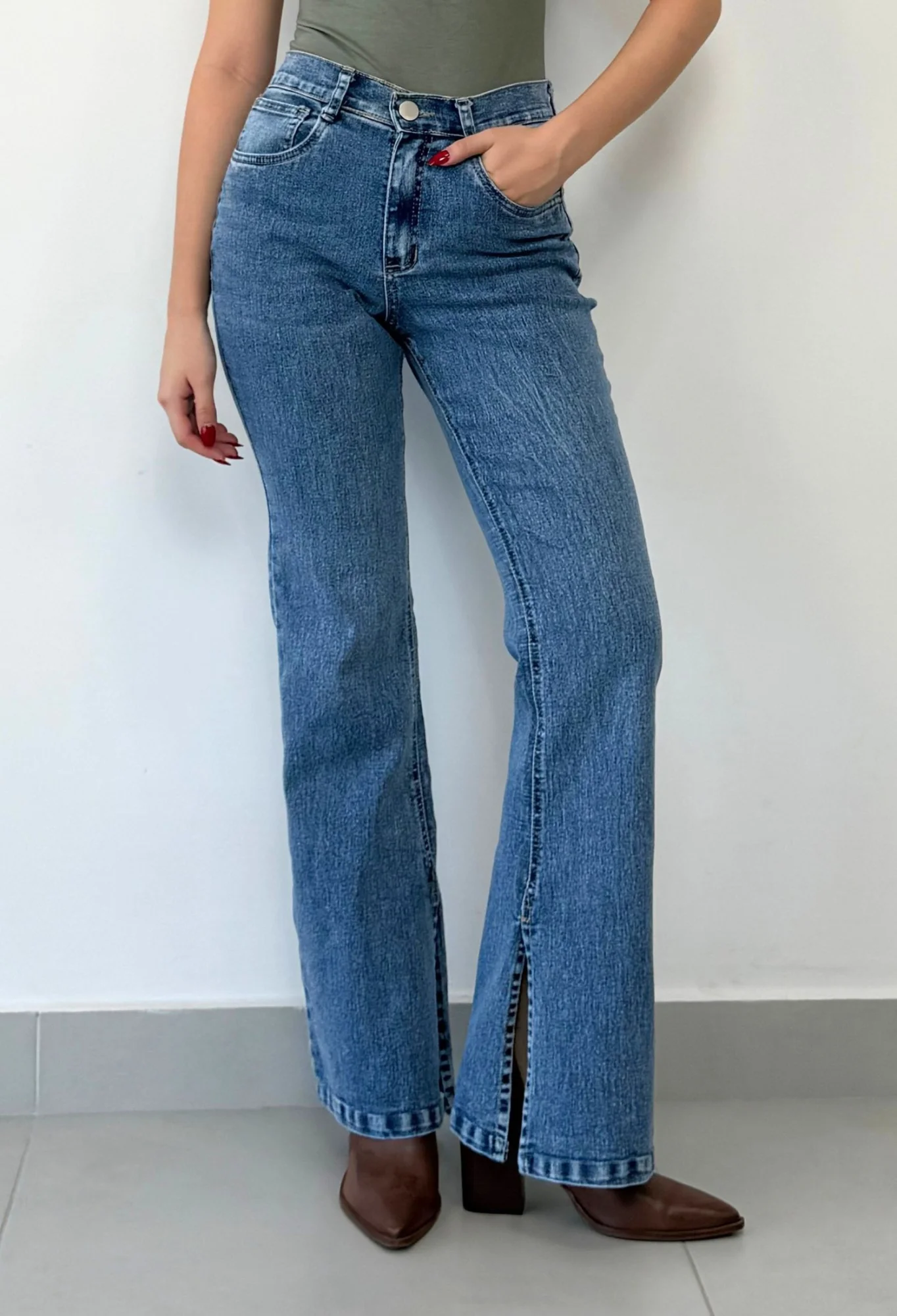 MIL537 - PANTALON SEMI OXFORD TAJO ELASTIZADO