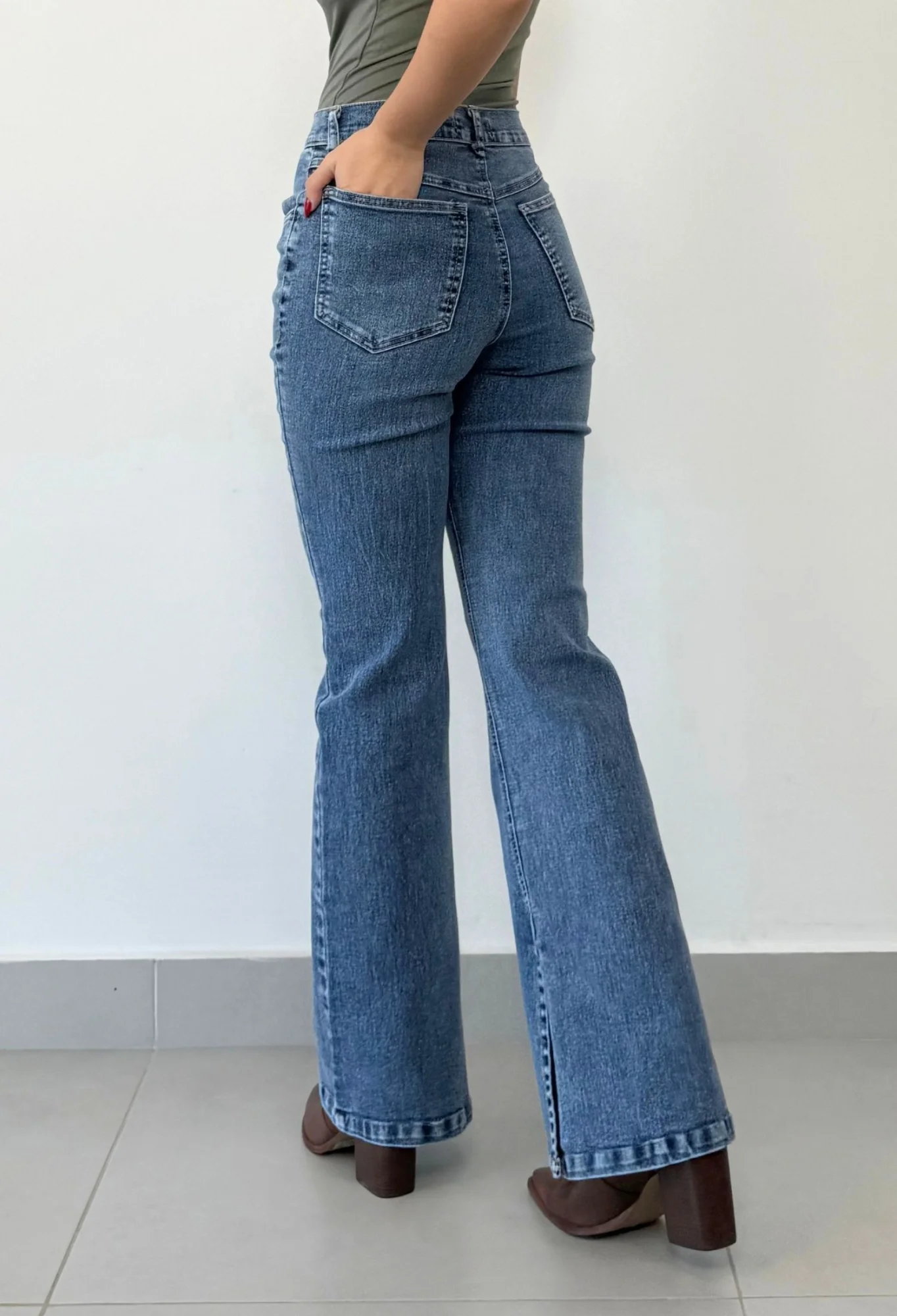 MIL537 - PANTALON SEMI OXFORD TAJO ELASTIZADO — vista 4