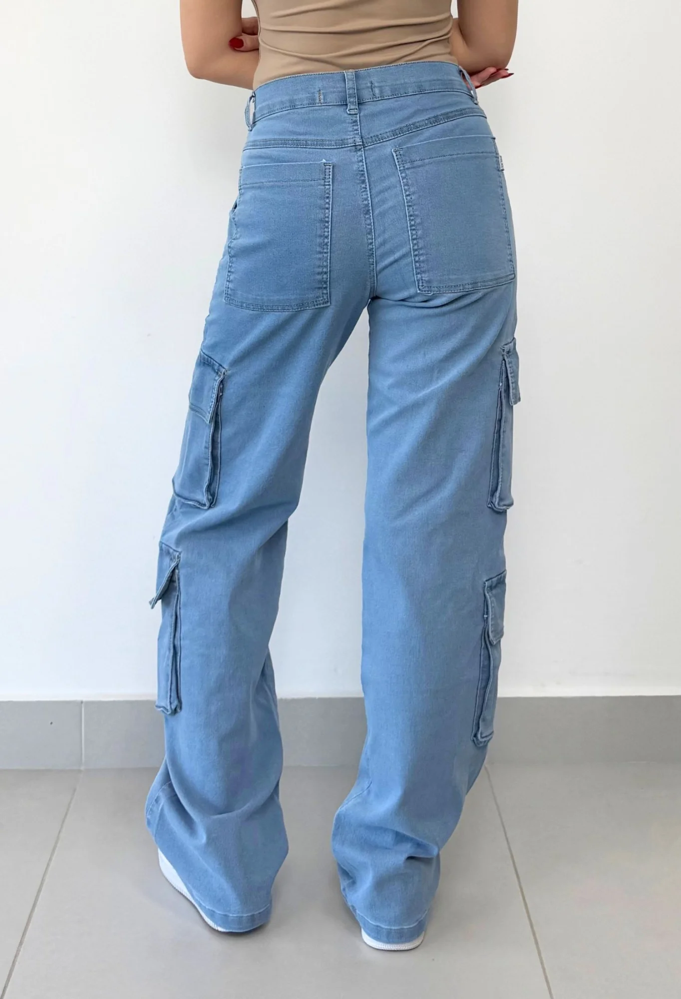 MIL536 - PANTALON CARGO 4 BOLSILLOS ELASTIZADO — vista 3