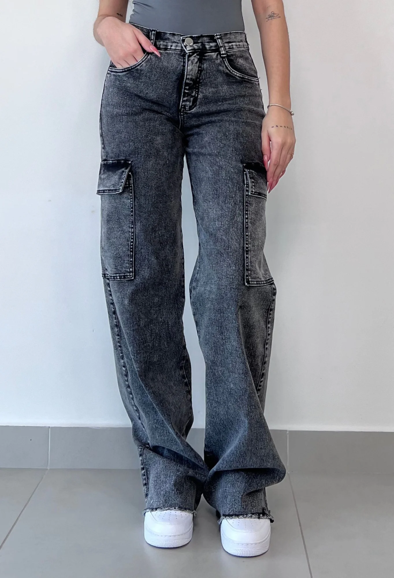 MIL529 - PANTALON CARGO ELASTIZADO