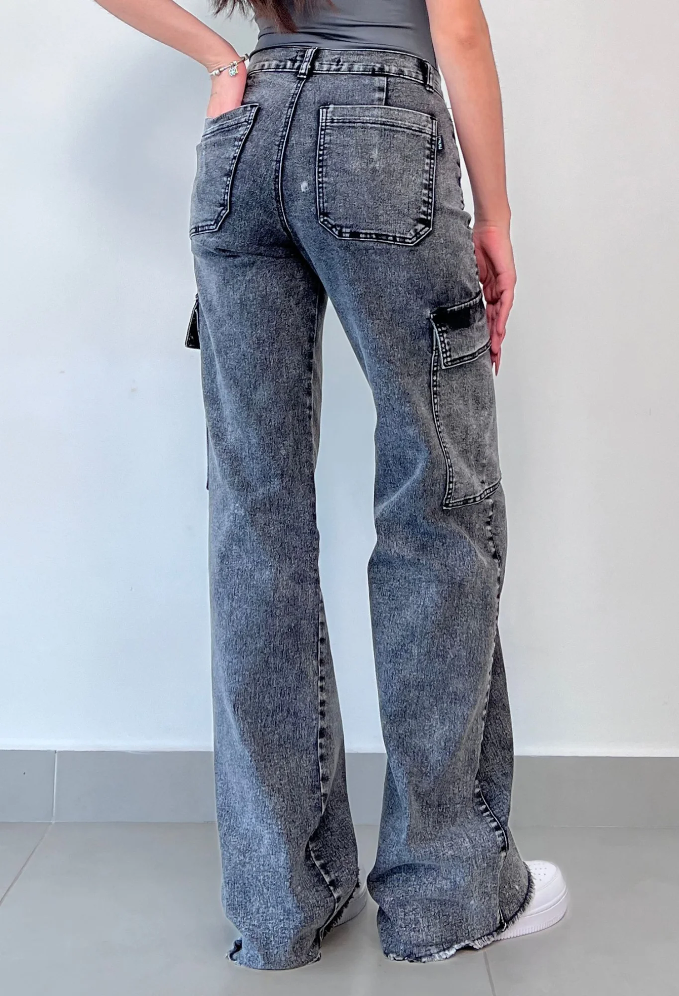 MIL529 - PANTALON CARGO ELASTIZADO — vista 3