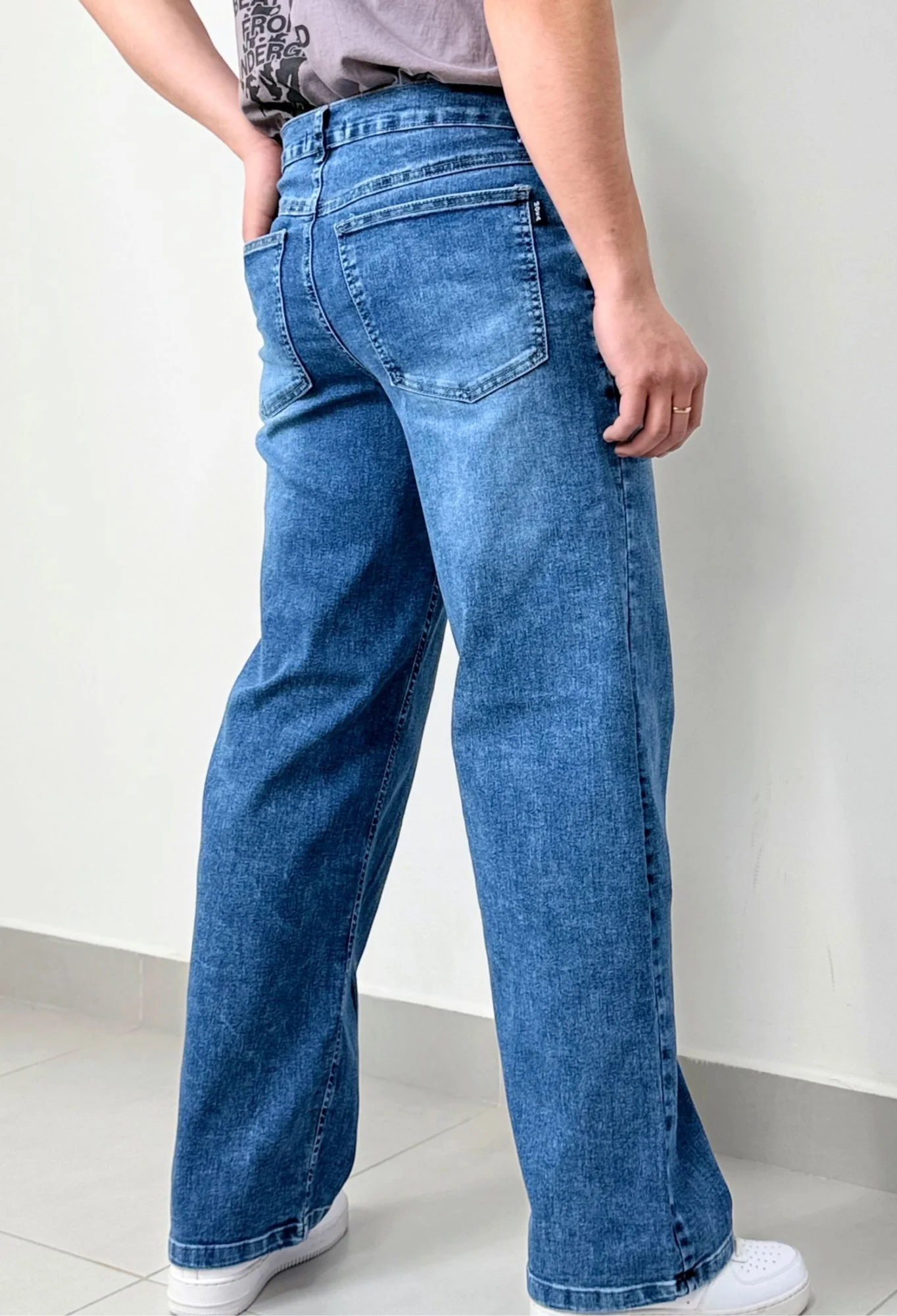 MOK248 - PANTALON BAGGY ELASTIZADO — vista 4