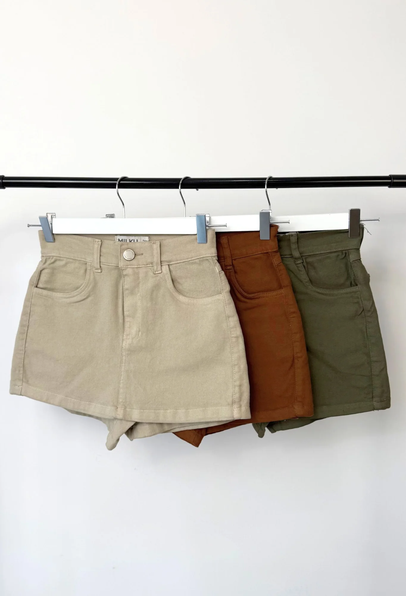 MIL533 - SHORT POLLERA ELASTIZADO — vista 9