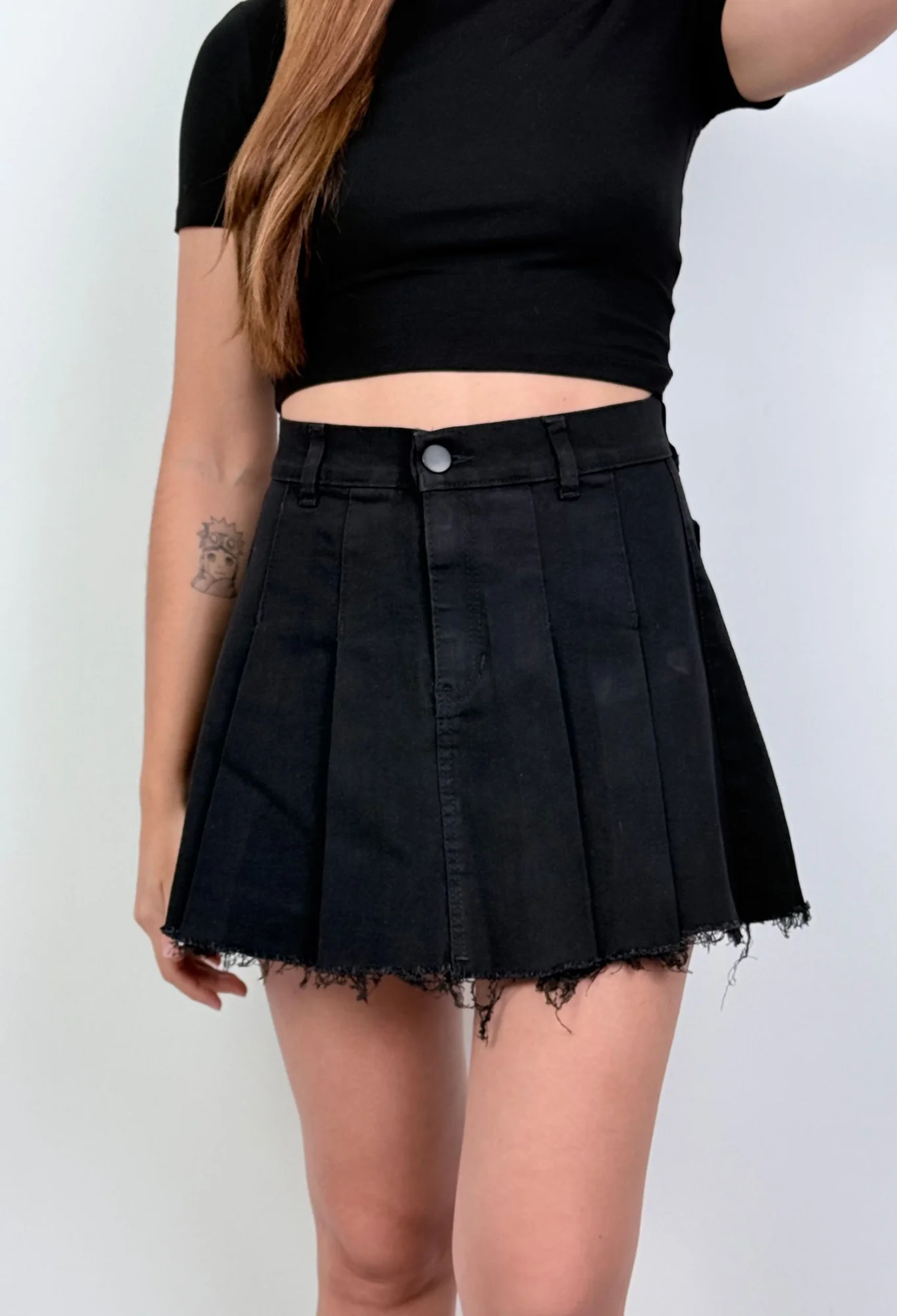 MIL530 - POLLERA MINI ELASTIZADA